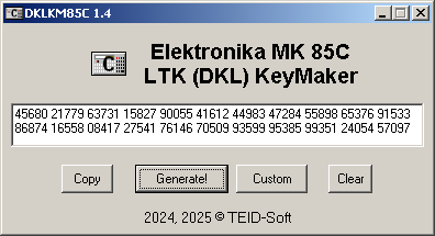 DKLKM85C
