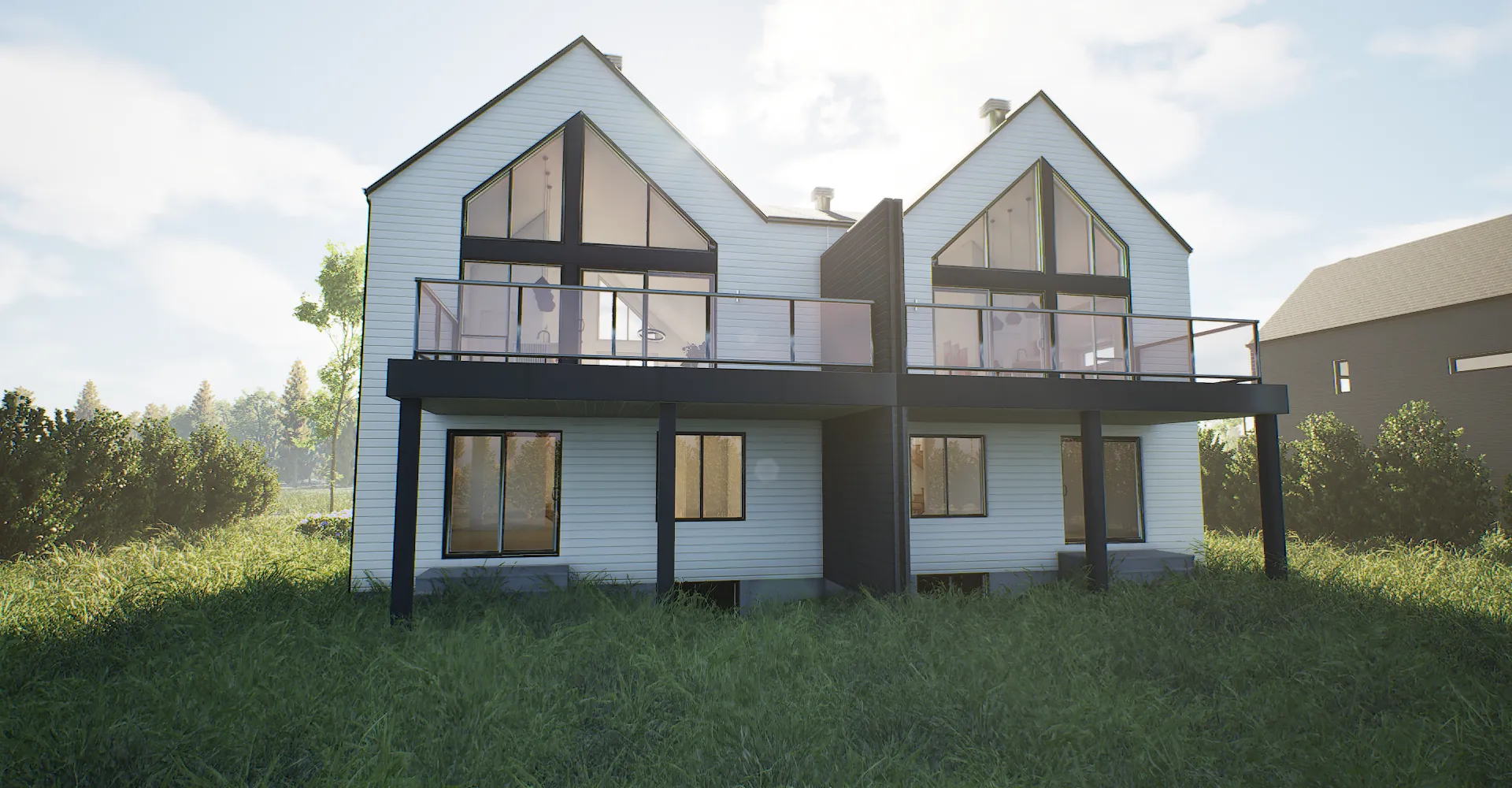 Architecture Scandinave Quartier Nørr Saint-Ferréol-les-Neiges