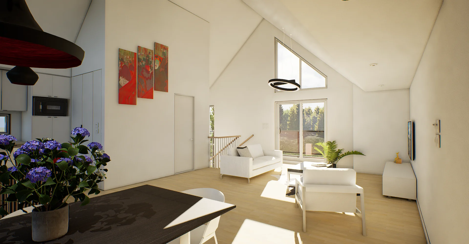 Intérieur salon modèle standard Quartier Nørr