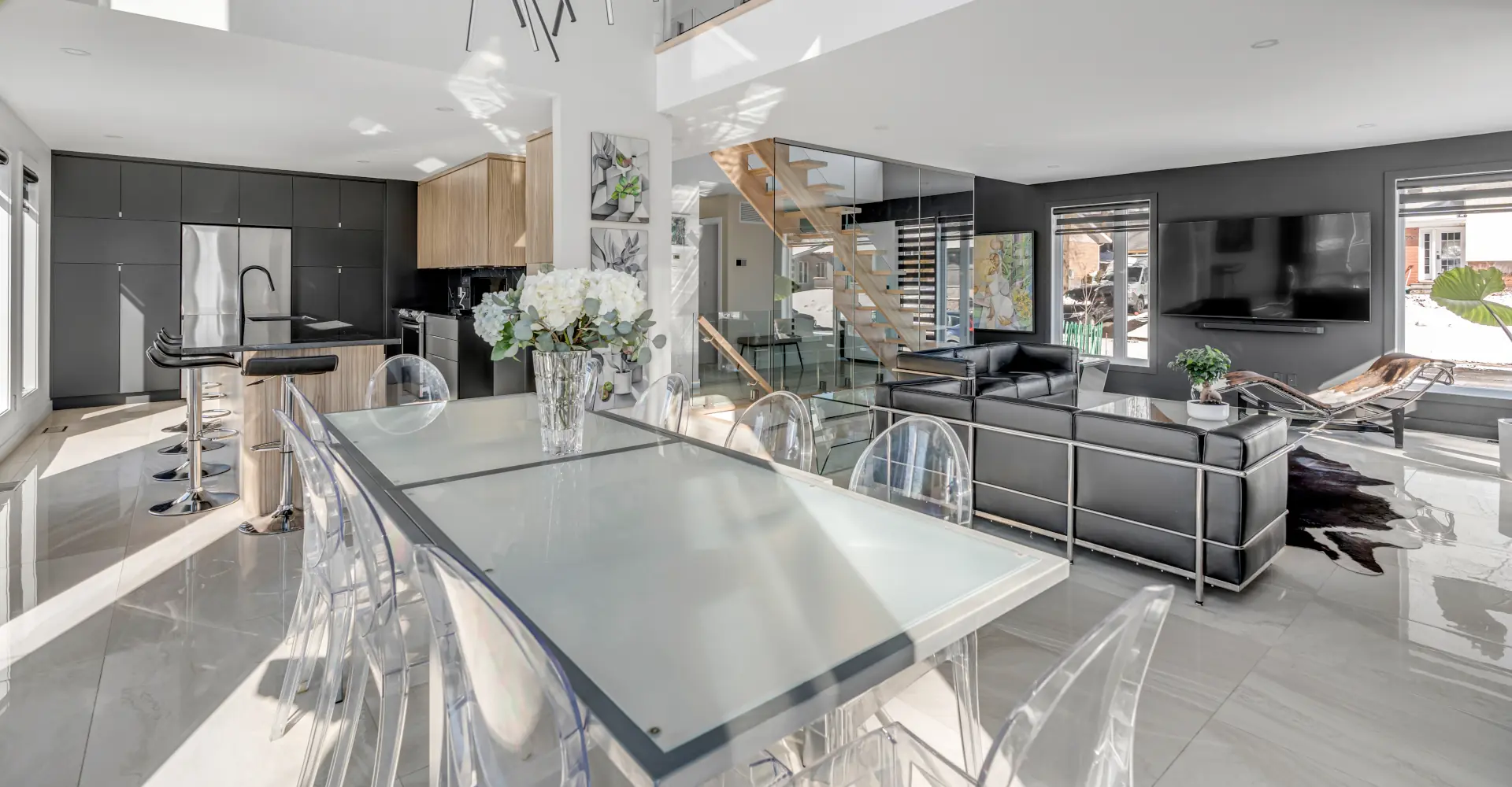 Espace Rochelle - Design intérieur aire ouverte à Québec