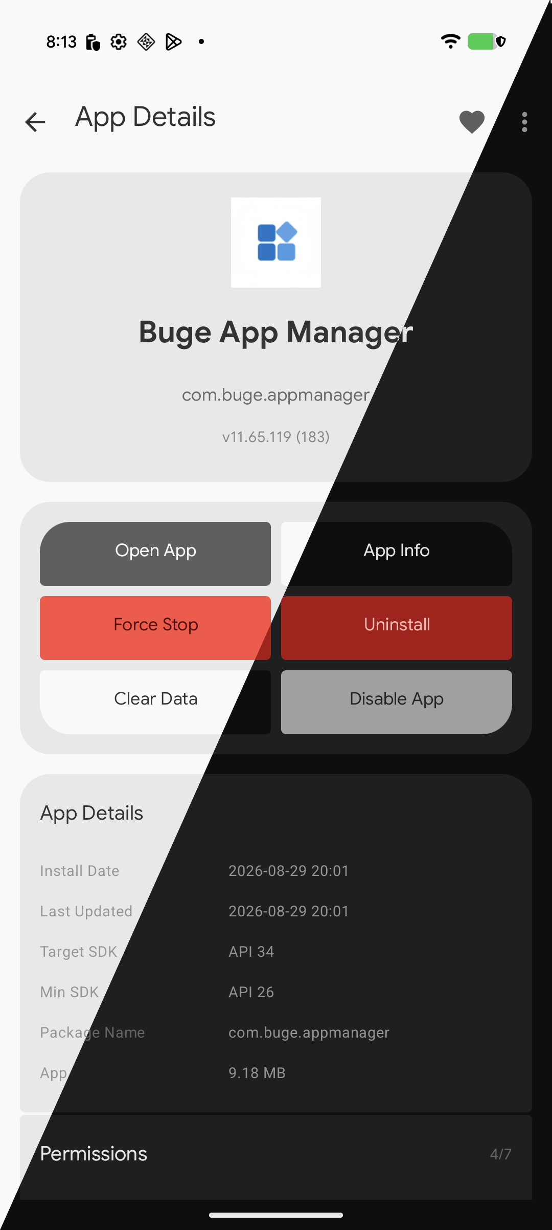 Buge App Manager screenshot 8