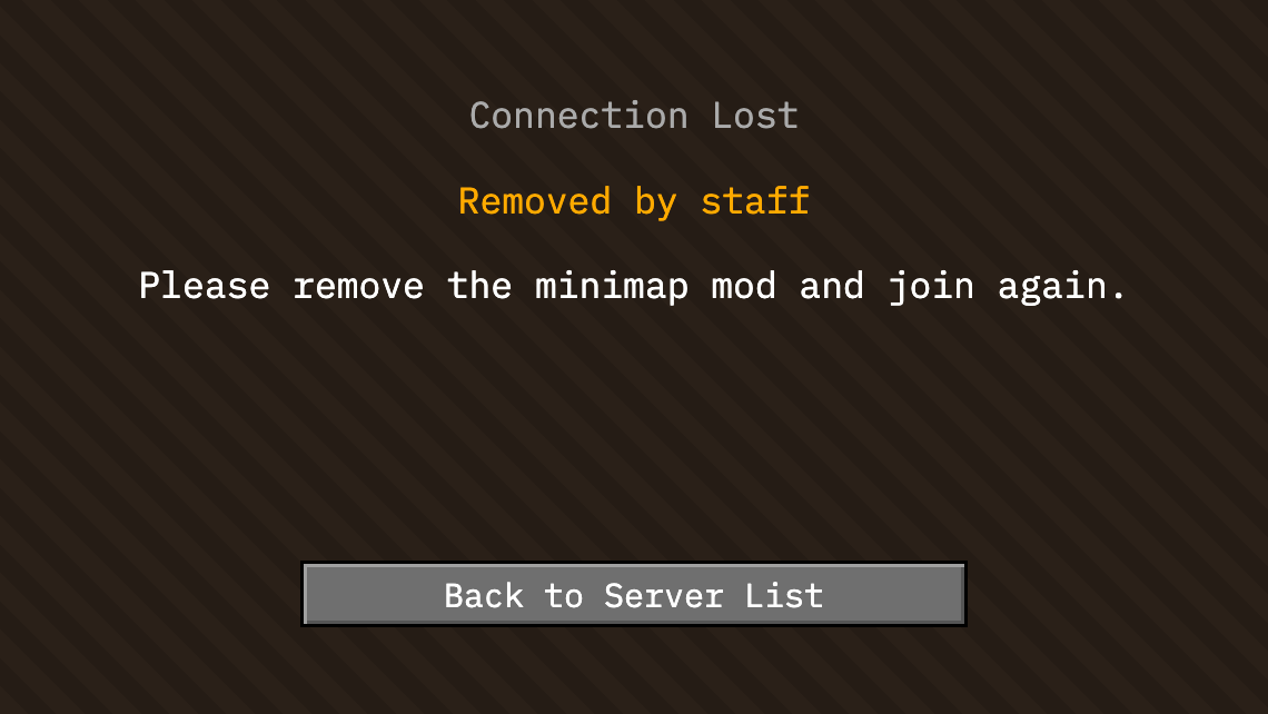 Kicked by staff