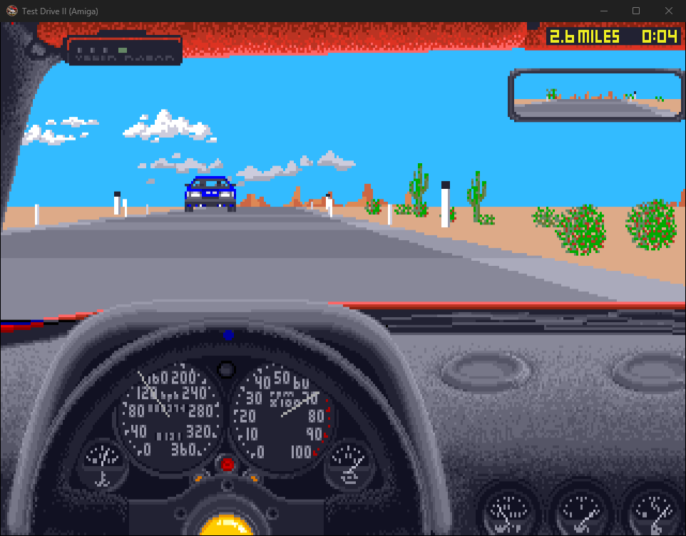In the race, Amiga