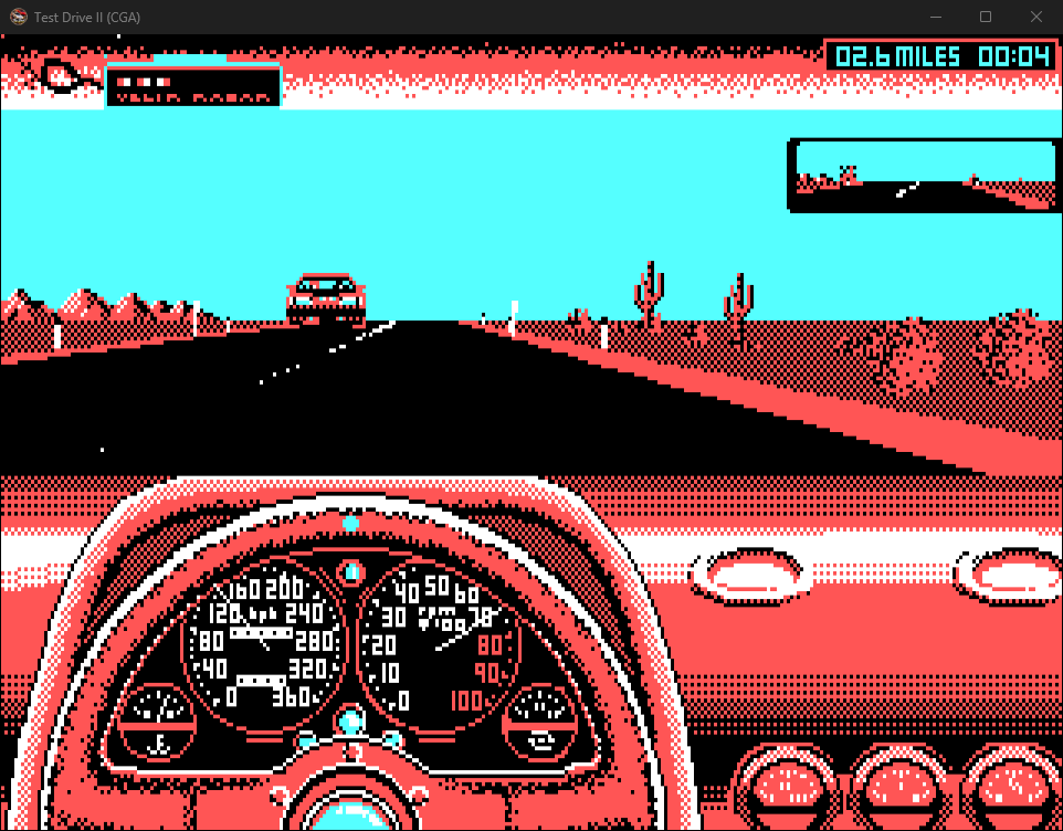 In the race, CGA