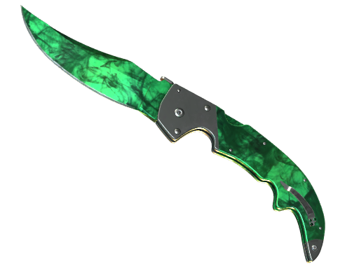 ★ StatTrak™ Falchion Knife | Gamma Doppler (Minimal Wear) Emerald