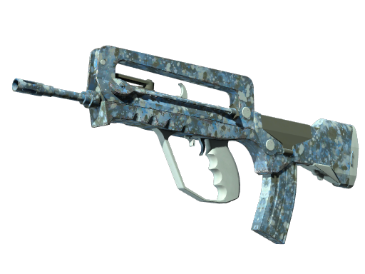 FAMAS | Cyanospatter image