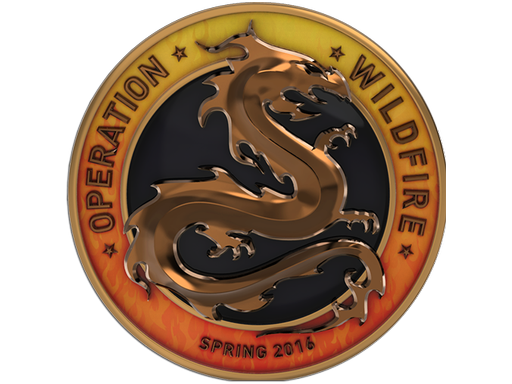 Operation Wildfire Challenge Coin