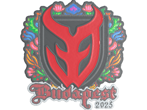 Наклейка | 3DMAX (вышитая) | Будапешт-2025