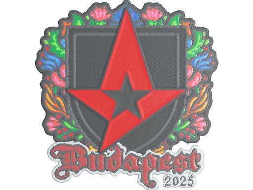 Наклейка | Astralis (вышитая) | Будапешт-2025