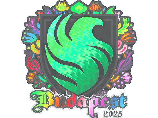 Наклейка | Falcons (голографическая) | Будапешт-2025