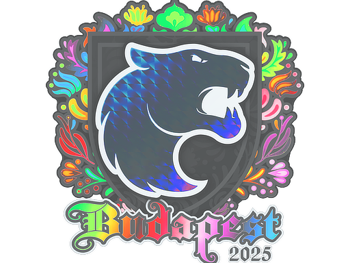 Наклейка | FURIA (голографическая) | Будапешт-2025