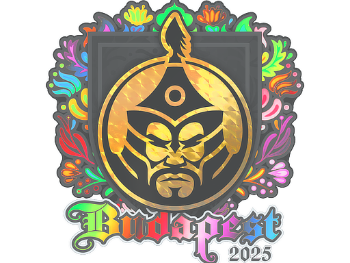 Наклейка | The MongolZ (голографическая) | Будапешт-2025