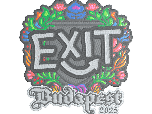 exit (Embroidered) | Budapest 2025
