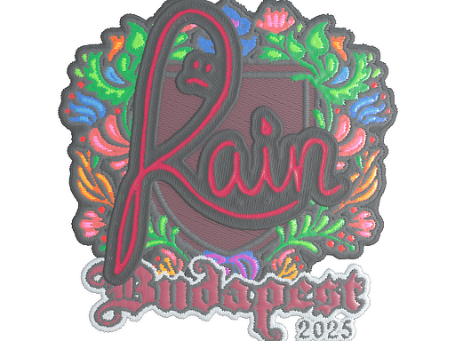 rain (Embroidered) | Budapest 2025