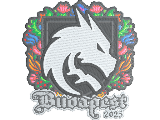 Наклейка | Team Spirit (вышитая) | Будапешт-2025