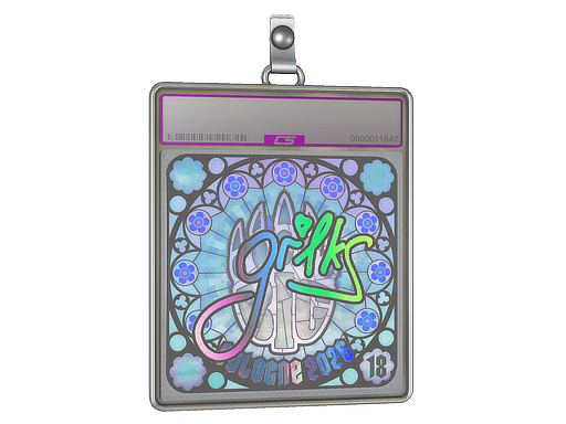 Sticker Slab | gr1ks (Holo, Ranked) | Cologne 2026