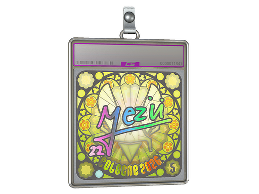 Sticker Slab | mezii (Holo, Ranked) | Cologne 2026