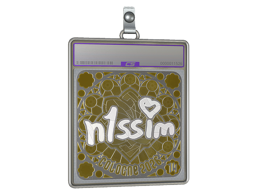 Sticker Slab | n1ssim (Foil, Ranked) | Cologne 2026
