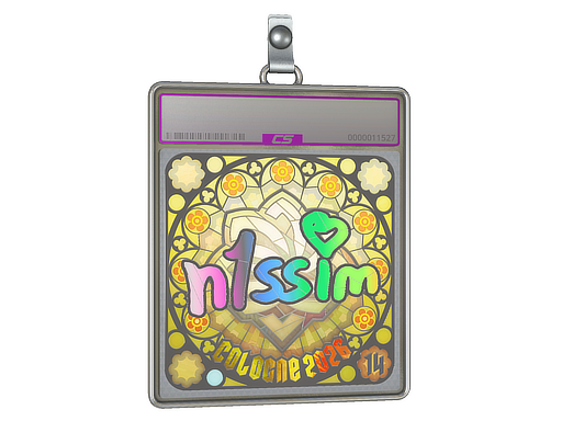 Sticker Slab | n1ssim (Holo, Ranked) | Cologne 2026