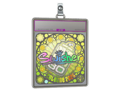 Sticker Slab | Swisher (Holo, Ranked) | Cologne 2026