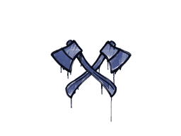 Sealed Graffiti | X-Axes (SWAT Blue) image