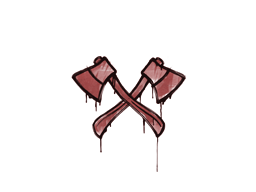 Sealed Graffiti | X-Axes (Blood Red) image