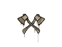 Sealed Graffiti | X-Axes (Dust Brown) image