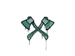 Sealed Graffiti | X-Axes (Frog Green) image