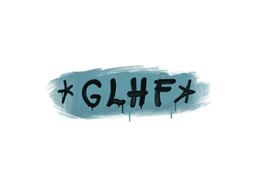 Sealed Graffiti | GLHF (Wire Blue) image