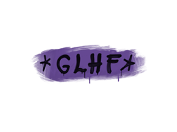 Sealed Graffiti | GLHF (Monster Purple) image