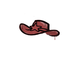 Sealed Graffiti | Sheriff (Blood Red) image