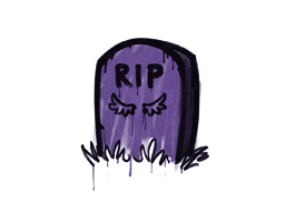 Sealed Graffiti | Tombstone (Monster Purple) image