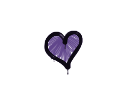 Sealed Graffiti | Heart (Monster Purple)