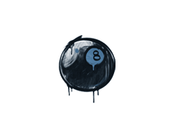 Sealed Graffiti | 8-Ball (Monarch Blue) image