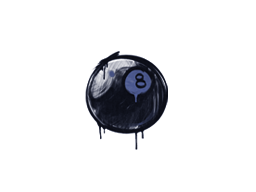 Sealed Graffiti | 8-Ball (SWAT Blue) image