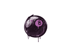 Sealed Graffiti | 8-Ball (Bazooka Pink) image