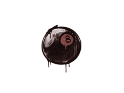 Sealed Graffiti | 8-Ball (Brick Red) image