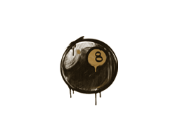 Sealed Graffiti | 8-Ball (Desert Amber) image