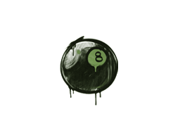 Sealed Graffiti | 8-Ball (Battle Green) image