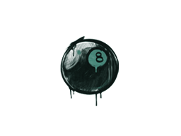 Sealed Graffiti | 8-Ball (Frog Green) image