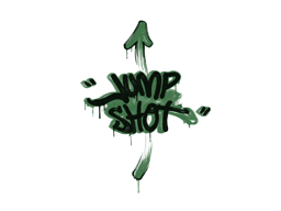 Sealed Graffiti | Jump Shot (Jungle Green) image