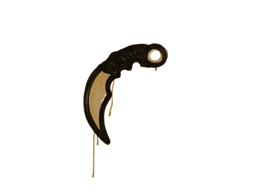 Sealed Graffiti | Karambit (Desert Amber) image