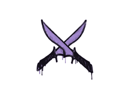 Sealed Graffiti | X-Knives (Violent Violet) image