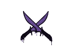 Sealed Graffiti | X-Knives (Monster Purple) image