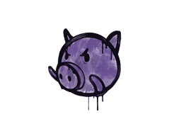 Sealed Graffiti | Piggles (Monster Purple) image