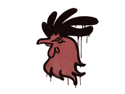 Sealed Graffiti | Cocky (Blood Red) image