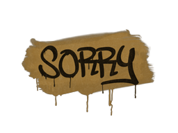 Sealed Graffiti | Sorry (Desert Amber) image