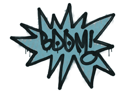 Sealed Graffiti | BOOM (Wire Blue) image