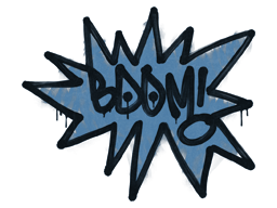 Sealed Graffiti | BOOM (Monarch Blue) image