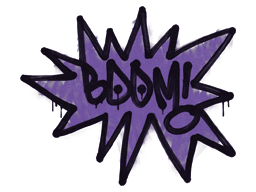 Sealed Graffiti | BOOM (Monster Purple) image